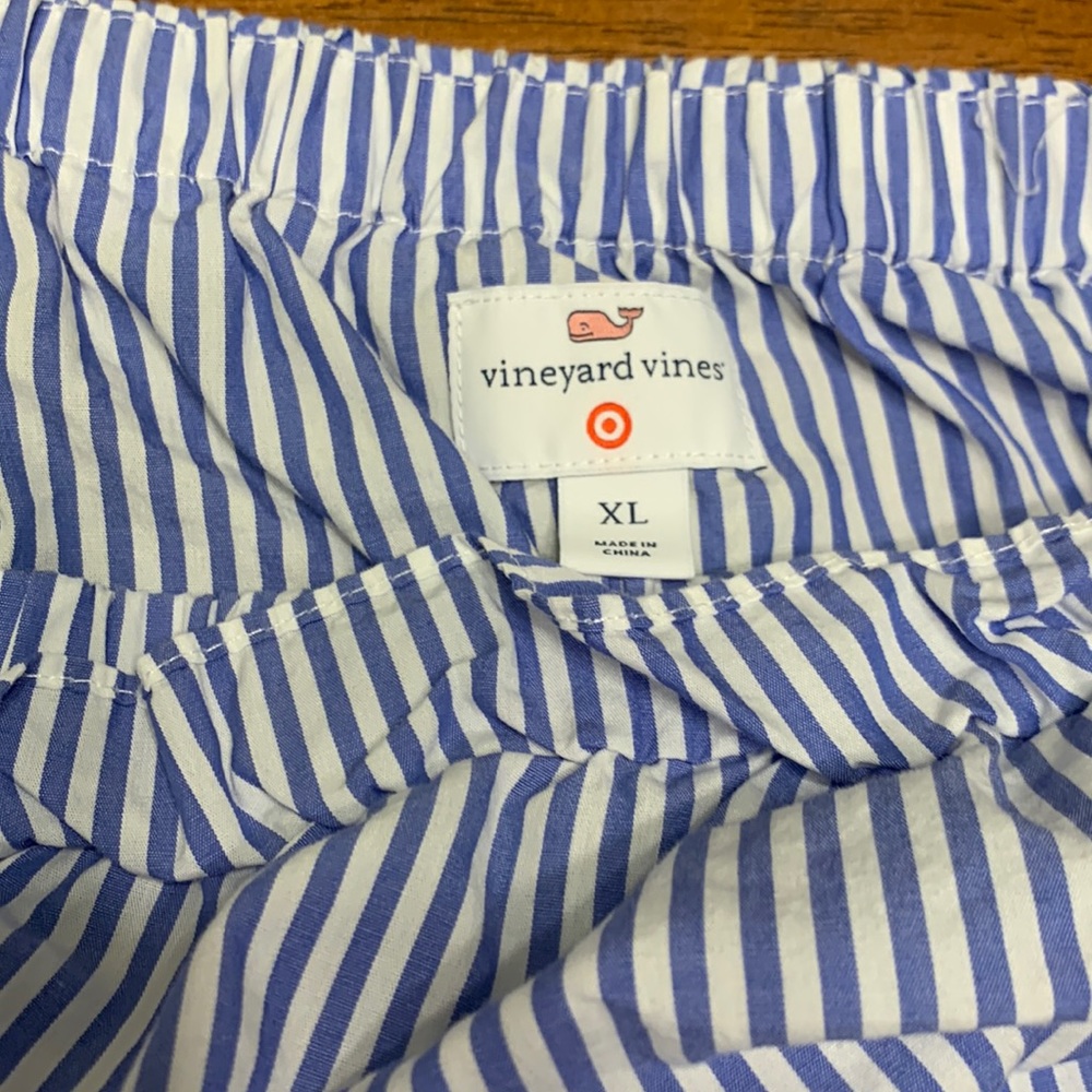 Vineyard Vines for Target off shoulder striped top